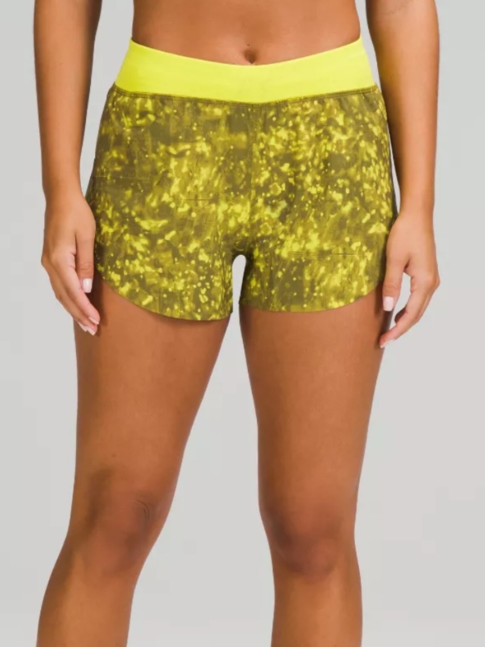 Lululemon SeaWheeze Find Your Pace Lined High-Rise Short 3" Last Sparks